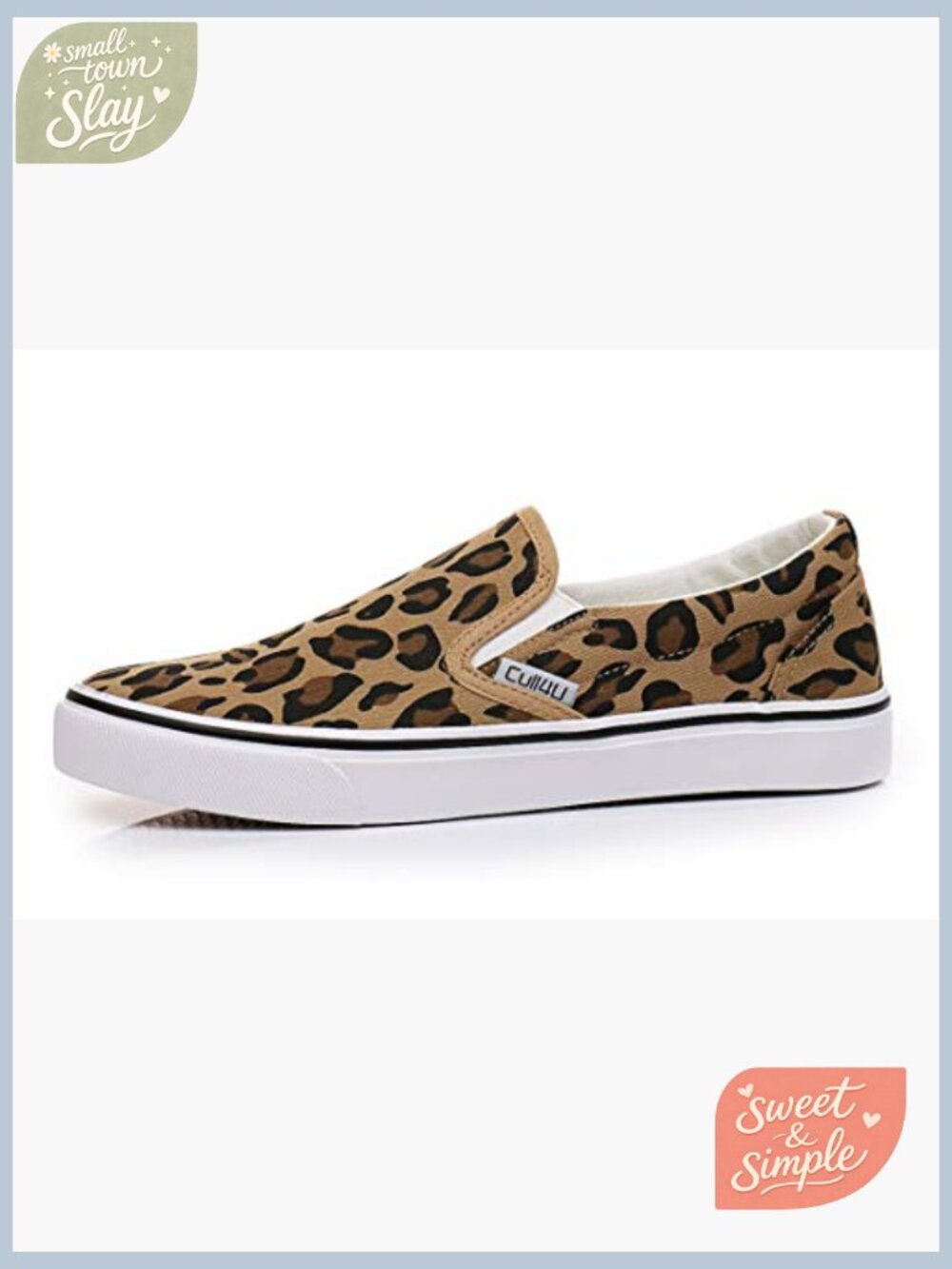 Unisex Classic Slip On Sneakers Memory Foam Comfort - Picture 2 of 7